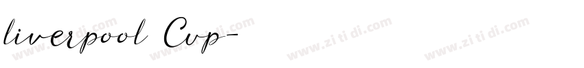 liverpool Cup字体转换